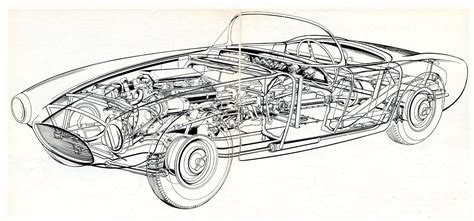 Car Engineering Image Drawing - Drawing Skill