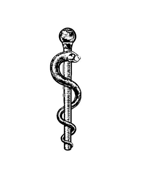 Staff/Rod of Asclepius as a Medical Symbol - The Symbol of Medicine and Its Meaning - Mythologian