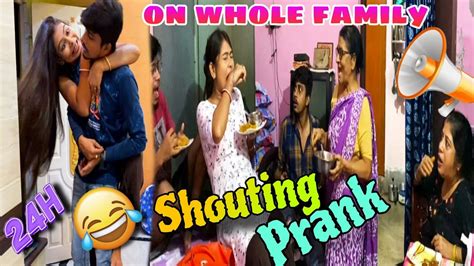 Shouting Prank on Family For 24 Hours 🗣️📢 Prank Gone Extremely Funny 🤣 ...