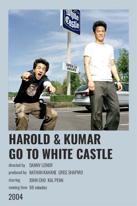 Harold & Kumar Go to White Castle Polaroid Poster | Movie poster wall ...