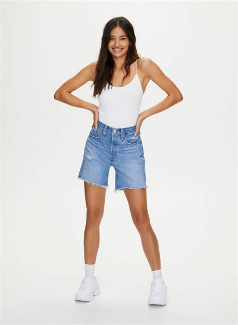 501 MID THIGH SHORT | Mid thigh shorts, Shorts outfits women, Summer shorts outfits