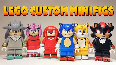 Sonic The Hedgehog Lego Custom Minifigures - YouTube