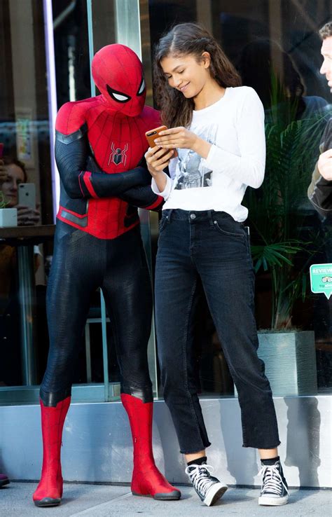 ZENDAYA on the Set of Spider-man: Far from Home in New York 10/15/2018 – HawtCelebs