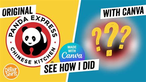 Easy Graphic Design Tutorial: Creating a Logo Like the Panda Express Logo with Canva. - YouTube