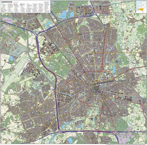 Large Eindhoven Maps for Free Download and Print | High-Resolution and Detailed Maps