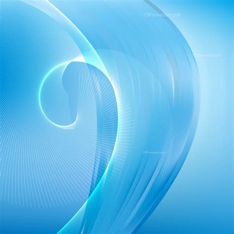 Blue Curved Lines Background