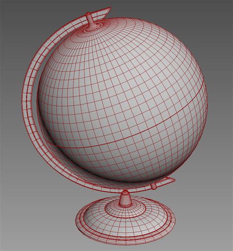 world globe 3d model