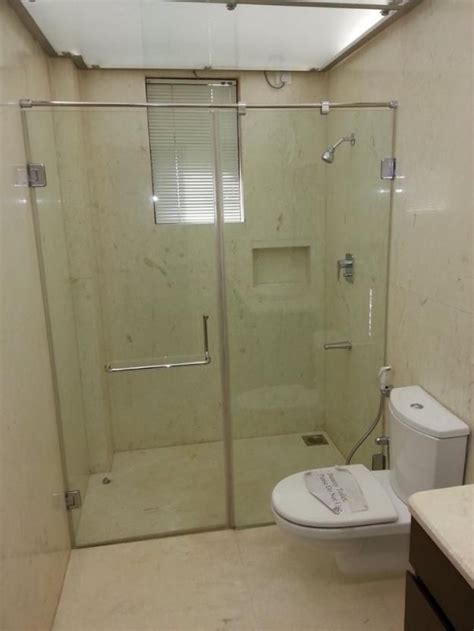Bathroom Partition Glass On Bathroom Glass Partition On Intended For 9 | Bathroom design small ...