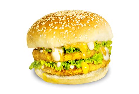 Double Cheesy Chicken Burger - Borenos Fried Chicken | Kota Kinabalu