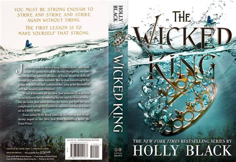 the wicked king book cover | Mini books, Book cover template, Book ...