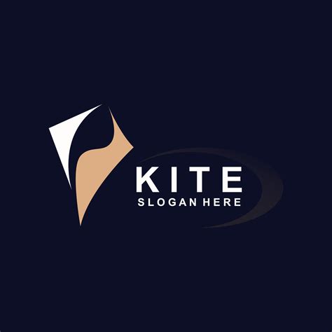 Kite Logo Design. paper kite handrawn style and creative. minimalist ...