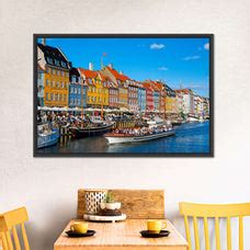 Nyhavn Canal Cruise Boats Wall Art | Photography