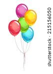 Colourful Balloons Clip Art Free Stock Photo - Public Domain Pictures