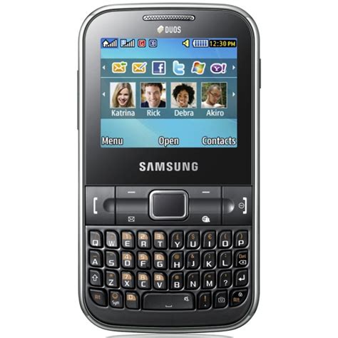 Samsung Ch@t 322 Officially Announced, QWERTY and Dual SIM