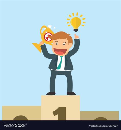 Success people cartoon design Royalty Free Vector Image