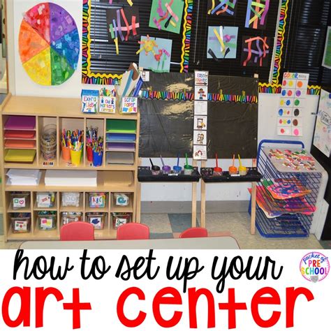 How to Set Up and Plan for your Art Center in an Early Childhood Classroom - Pocket of Preschool