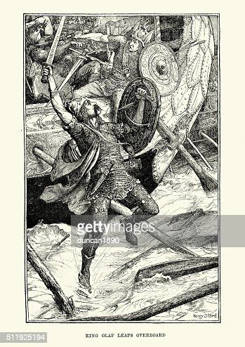 King Olaf Tryggvason At The Battle Of Svolder High-Res Vector Graphic - Getty Images