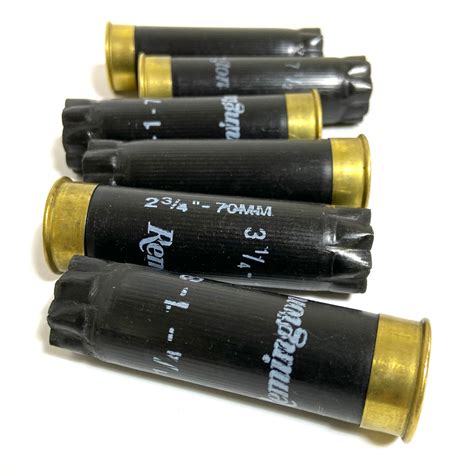 Black Empty Used Shotgun Shells Remington 12 Gauge Spent 12GA Hulls ...