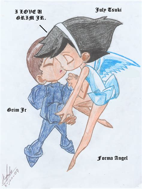 Me and Grim Jr - Grim Tales by Julylunmoon on DeviantArt