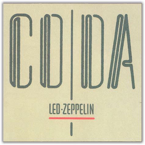 Led Zeppelin - Coda Vinyl LP | Musician's Friend