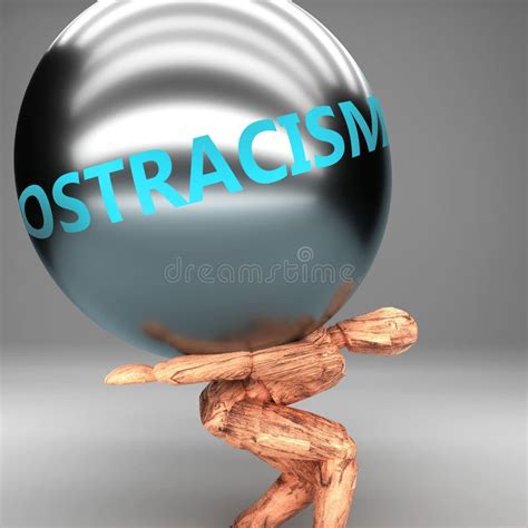 Ostracism and Life - Pictured As a Word Ostracism and a Wreck Ball To Symbolize that Ostracism ...