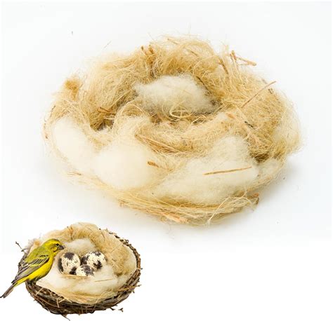 Amazon.com : 1.4 Oz Bird Nesting Material - Natural Mixing Bird Nest ...