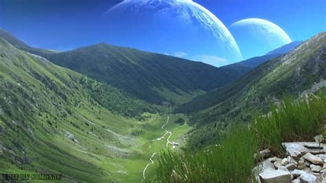 alien landscape by ttllkk2 digital art other landscapes scenery 2012 ...