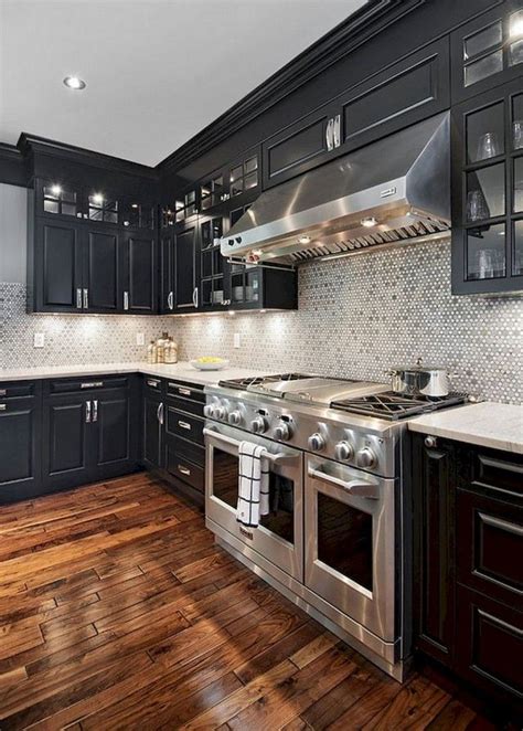 55+ BLACK KITCHEN CABINETS DESIGN #kitchendesign #kitchenideas #kitcheninspiration | Custom ...