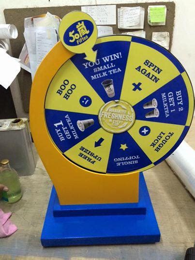 ROLETA SPIN WHEEL ROULETTE GAME WITH STAND AND TABLE TOP FABRICATOR ...