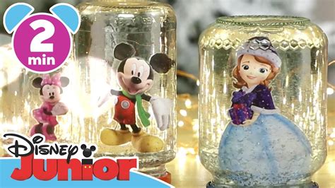 Christmas Craft Tutorials | Snow Globes | Disney Junior UK - YouTube