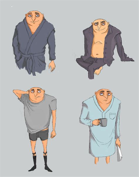 Gru Pj Sketches by TheFishAndTheBird on DeviantArt