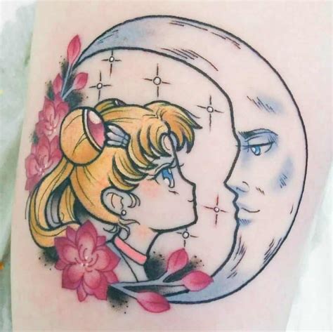 32 Sailor Moon Tattoos: A Cosmic Journey into the World of Anime Ink