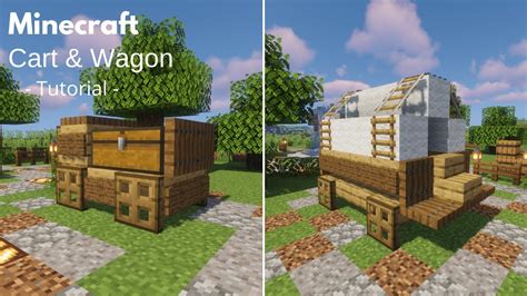 Minecraft: How to Build a Wagon | How to Build a Cart (Tutorial) - YouTube