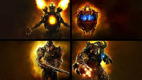 2560x1440px | free download | HD wallpaper: Doom, Doom (2016), Cacodemon (Doom 2016), Cyberdemon ...