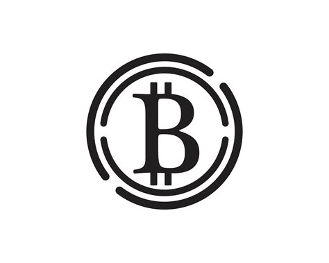 Bitcoin logo vector template 599778 Vector Art at Vecteezy