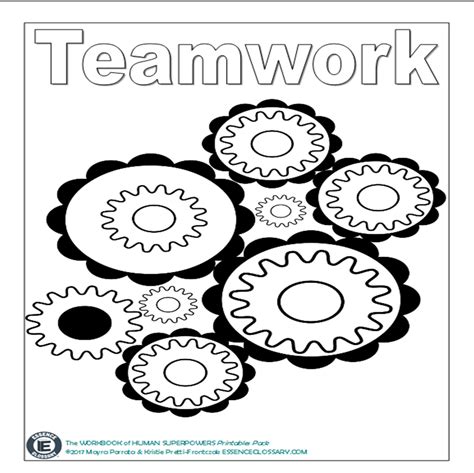 Teamwork Coloring Pages For Kids