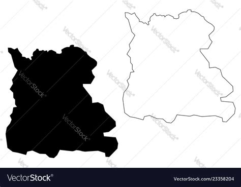 Naypyidaw union territory map Royalty Free Vector Image