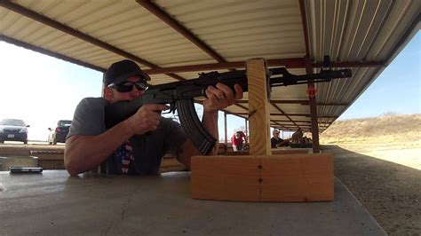 AK-47 Shooting at the Range - YouTube