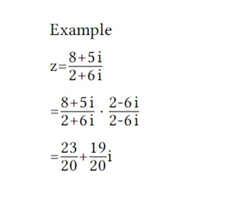 Complex Number Division - Worksheets Library