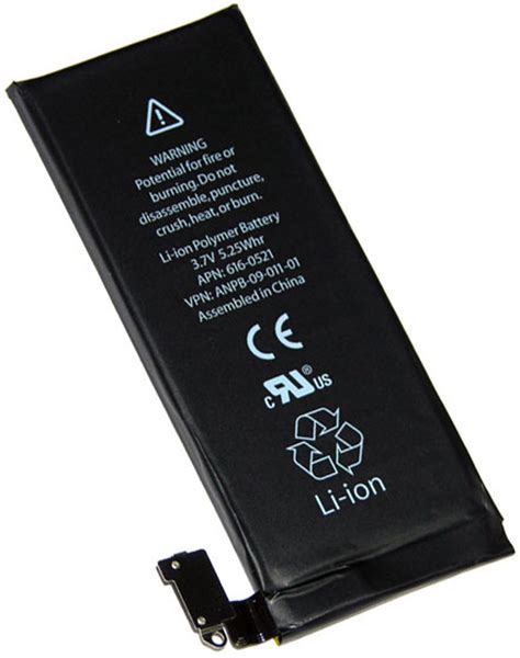 Apple Batteries: Apple 616-0513 - Apple iPhone 4 4G OEM Li-Ion Replacement Battery - CPU Medics