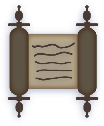 Torah Scroll clip art