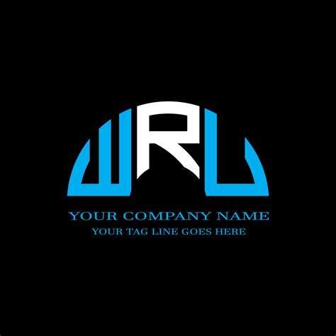 WRU letter logo creative design with vector graphic 8654369 Vector Art at Vecteezy