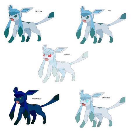 Glaceon Coloration by Springfallendeer on DeviantArt