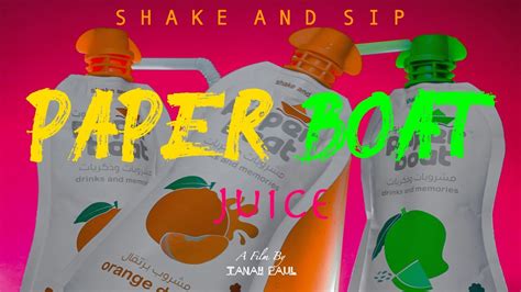 Paper Boat Juice | ADS | Mango | Orange | Flavours | Tanay Paul | 2020 - YouTube