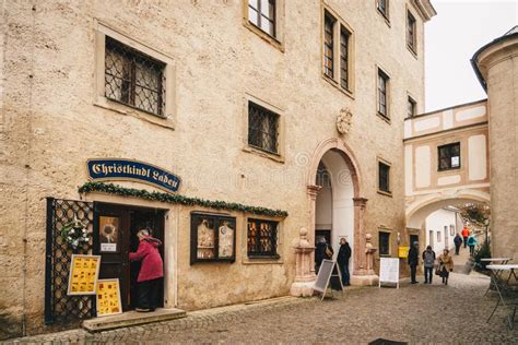 Steyr, Austria - December 2017: Entrance To the Christmas Post O Editorial Photo - Image of ...