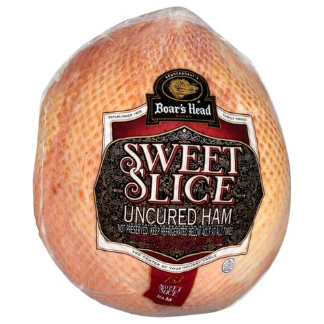 Save on Boar's Head Sweet Slice Ham Whole Boneless Smoked Fully Cooked Fresh Order Online ...