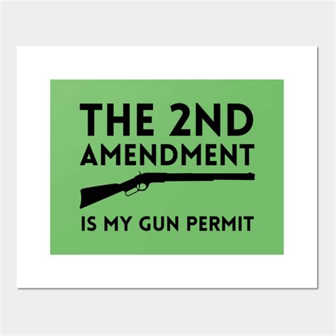 2nd Amendment - 2nd Amendment Rights - Posters and Art Prints | TeePublic