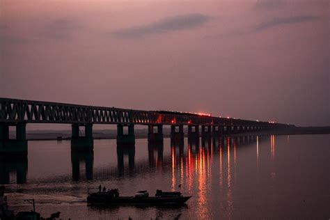 Bogibeel bridge is an important bridge which connects the borders of Assam and Arunachal Pradesh ...