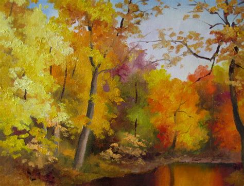 Nel's Everyday Painting: Autumn Landscape 2 - SOLD