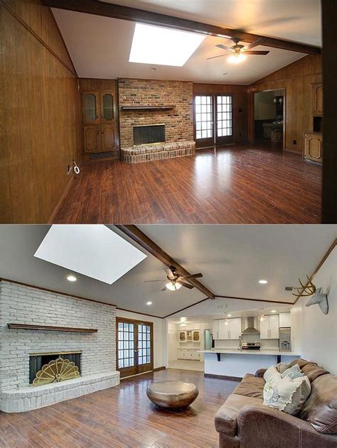 House remodel on a budget! These before and after pictures are amazing and full of DIY ideas ...